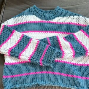 Boutique striped sweater.